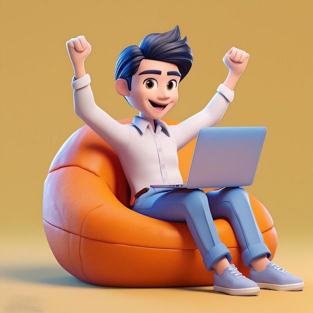Guest posting specialist working on a laptop